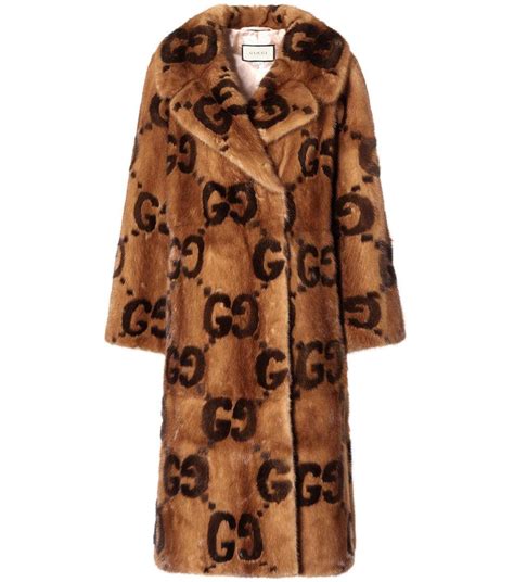 gucci double g mink|gucci mink coat for sale.